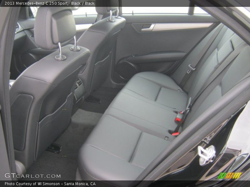 Black / Black 2013 Mercedes-Benz C 250 Sport