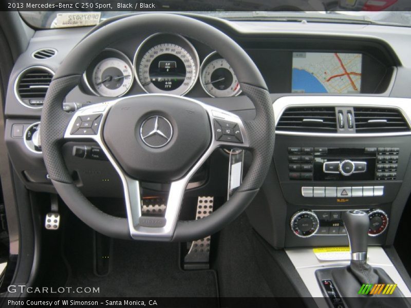 Black / Black 2013 Mercedes-Benz C 250 Sport