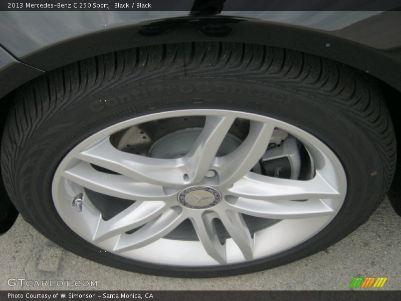 Black / Black 2013 Mercedes-Benz C 250 Sport