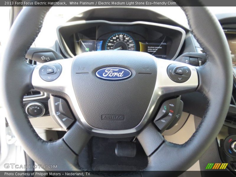  2013 Focus Electric Hatchback Steering Wheel