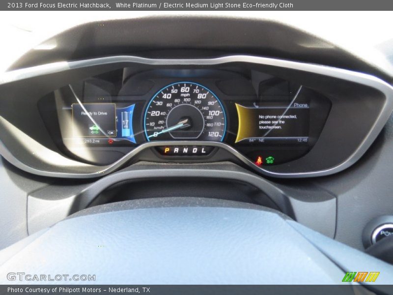  2013 Focus Electric Hatchback Electric Hatchback Gauges