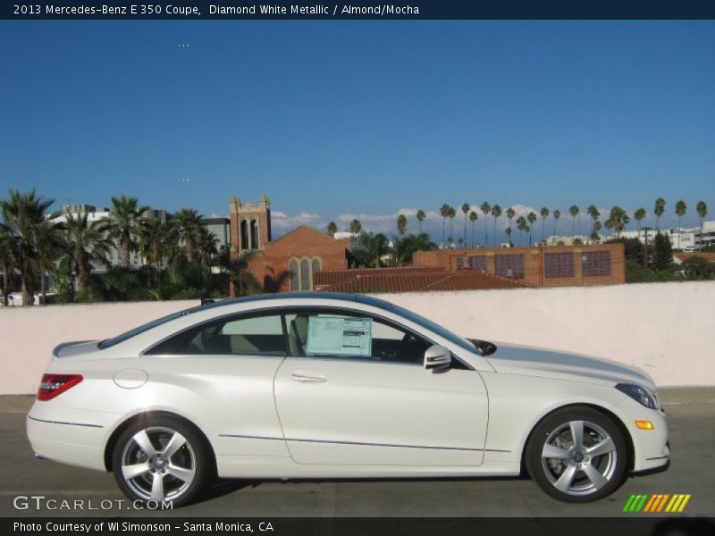 Diamond White Metallic / Almond/Mocha 2013 Mercedes-Benz E 350 Coupe