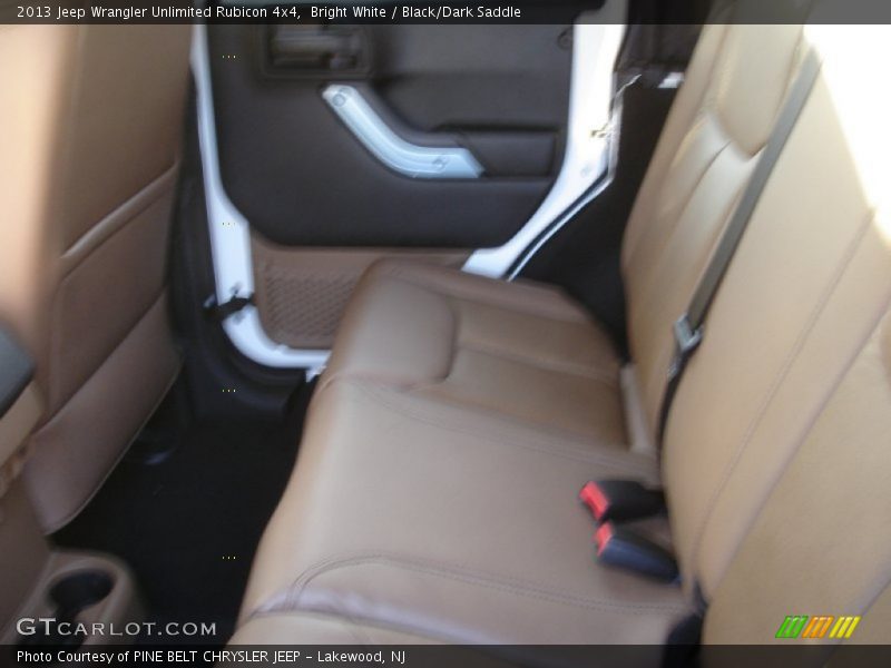 Bright White / Black/Dark Saddle 2013 Jeep Wrangler Unlimited Rubicon 4x4