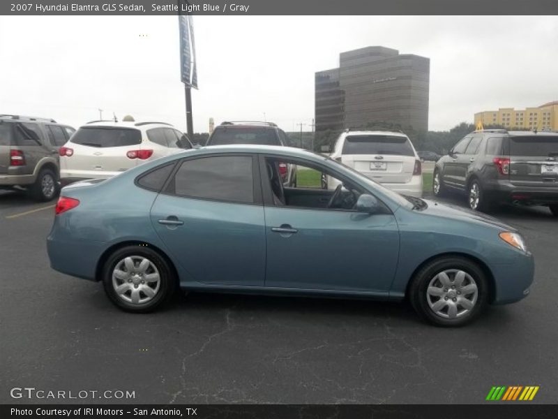 Seattle Light Blue / Gray 2007 Hyundai Elantra GLS Sedan