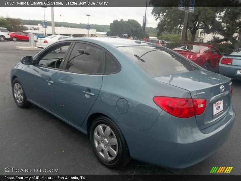 Seattle Light Blue / Gray 2007 Hyundai Elantra GLS Sedan