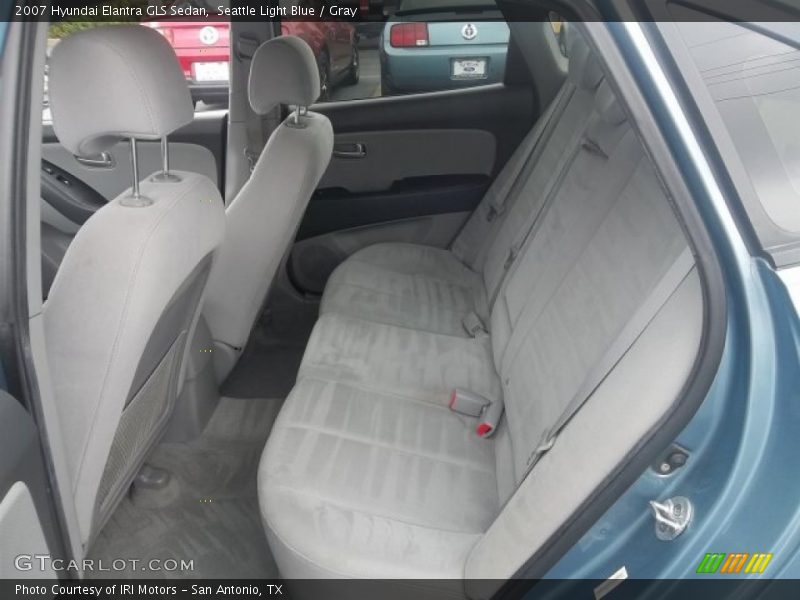 Seattle Light Blue / Gray 2007 Hyundai Elantra GLS Sedan