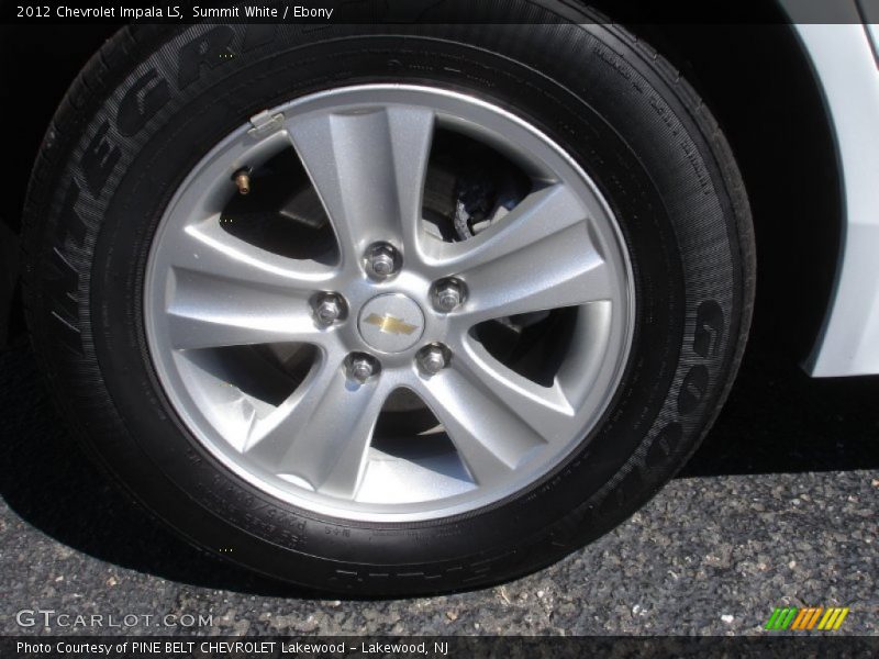 Summit White / Ebony 2012 Chevrolet Impala LS