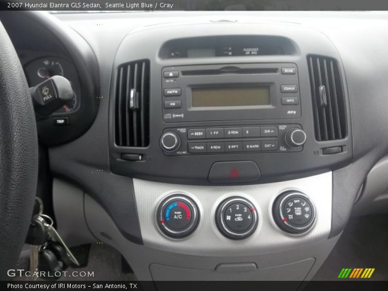 Seattle Light Blue / Gray 2007 Hyundai Elantra GLS Sedan