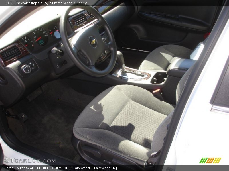 Summit White / Ebony 2012 Chevrolet Impala LS