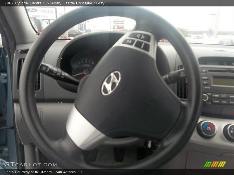 Seattle Light Blue / Gray 2007 Hyundai Elantra GLS Sedan