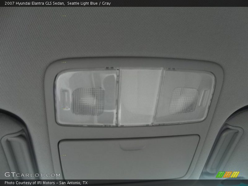 Seattle Light Blue / Gray 2007 Hyundai Elantra GLS Sedan