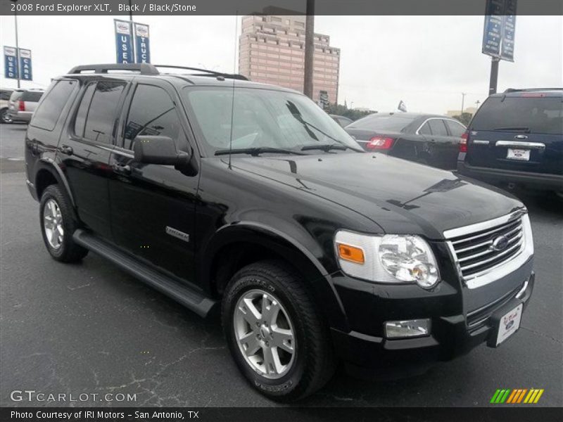 Black / Black/Stone 2008 Ford Explorer XLT
