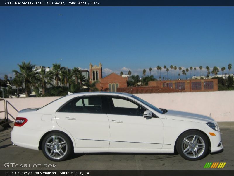 Polar White / Black 2013 Mercedes-Benz E 350 Sedan