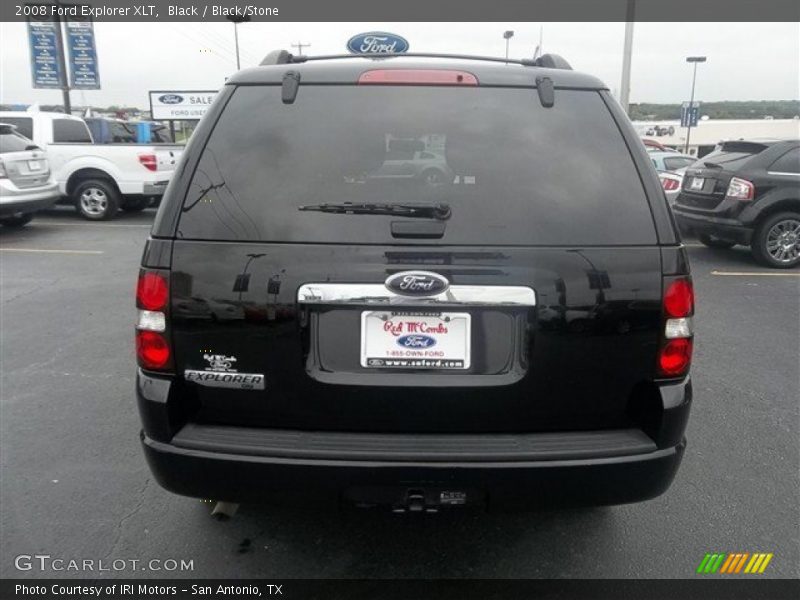 Black / Black/Stone 2008 Ford Explorer XLT