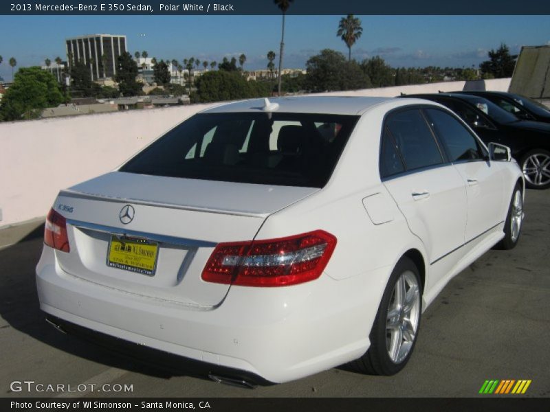 Polar White / Black 2013 Mercedes-Benz E 350 Sedan