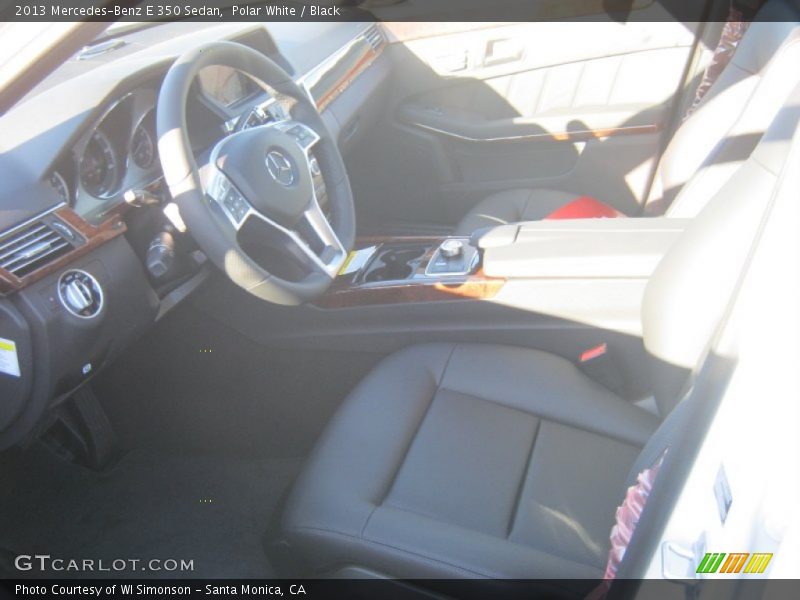 Polar White / Black 2013 Mercedes-Benz E 350 Sedan