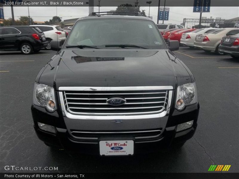 Black / Black/Stone 2008 Ford Explorer XLT