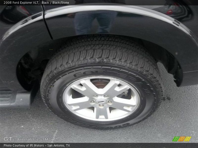 Black / Black/Stone 2008 Ford Explorer XLT