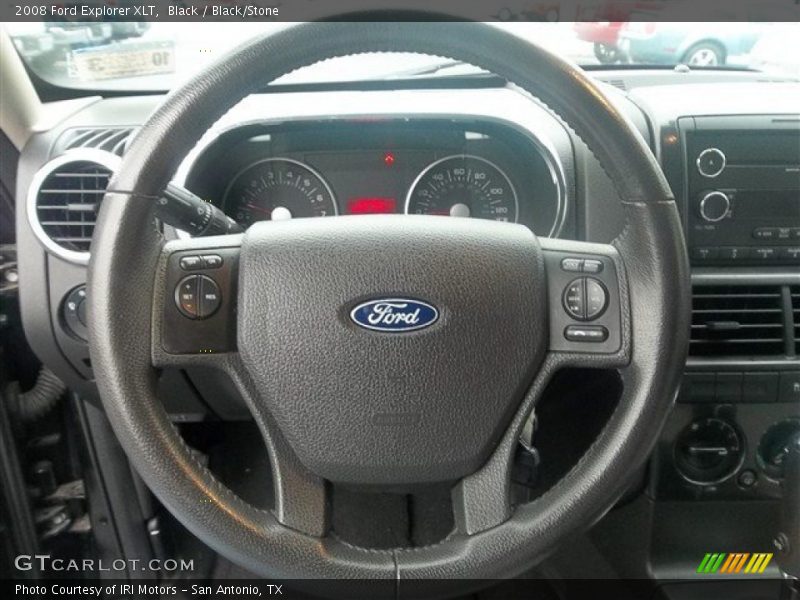 Black / Black/Stone 2008 Ford Explorer XLT