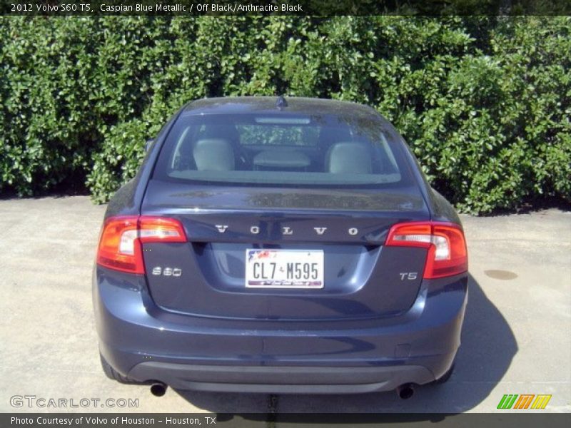 Caspian Blue Metallic / Off Black/Anthracite Black 2012 Volvo S60 T5
