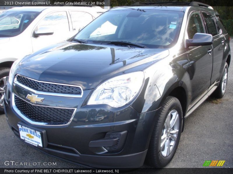 Ashen Gray Metallic / Jet Black 2013 Chevrolet Equinox LT
