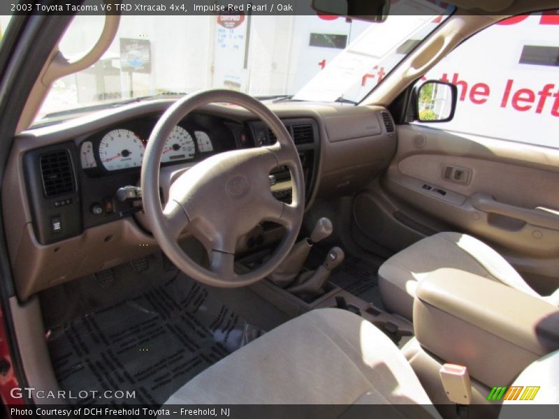 Impulse Red Pearl / Oak 2003 Toyota Tacoma V6 TRD Xtracab 4x4