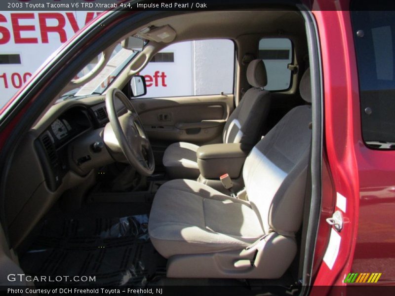 Impulse Red Pearl / Oak 2003 Toyota Tacoma V6 TRD Xtracab 4x4