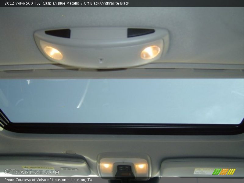 Caspian Blue Metallic / Off Black/Anthracite Black 2012 Volvo S60 T5