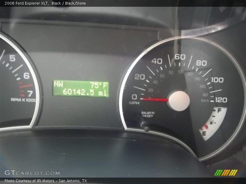 Black / Black/Stone 2008 Ford Explorer XLT