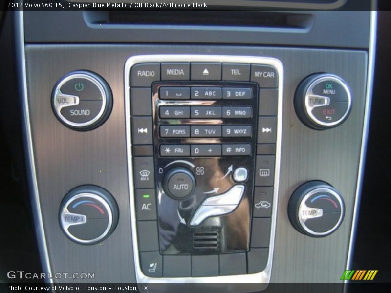 Caspian Blue Metallic / Off Black/Anthracite Black 2012 Volvo S60 T5