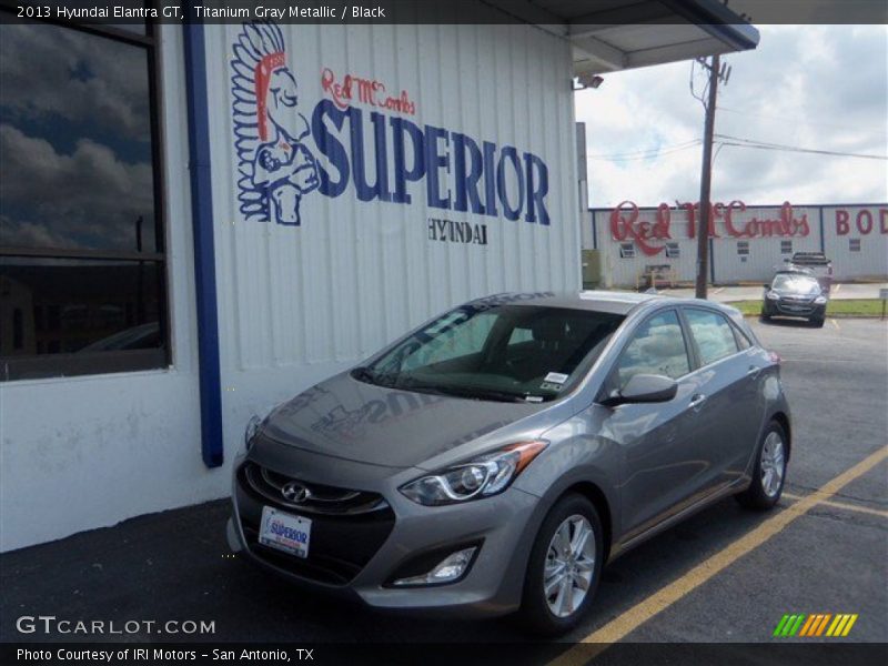 Titanium Gray Metallic / Black 2013 Hyundai Elantra GT