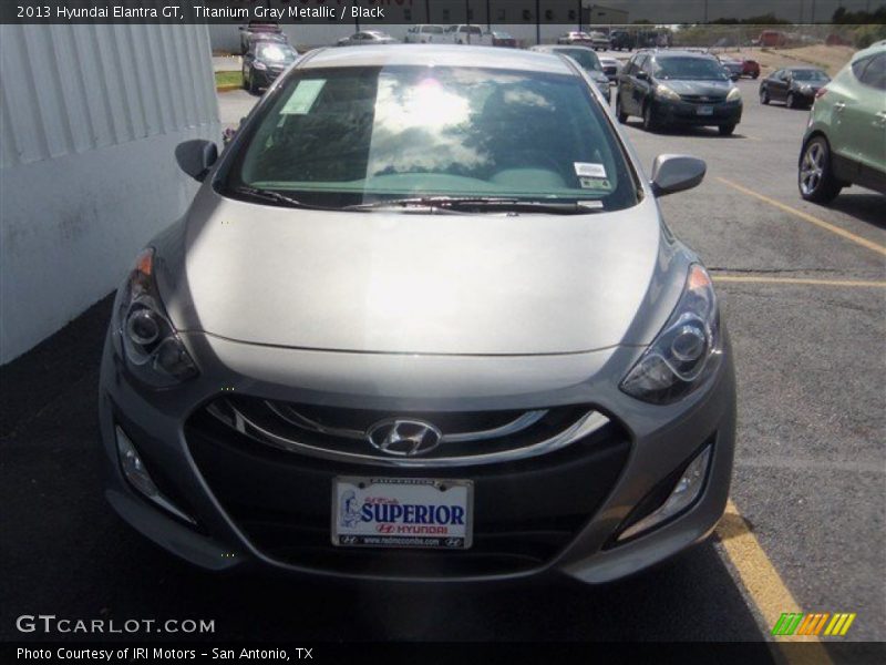 Titanium Gray Metallic / Black 2013 Hyundai Elantra GT