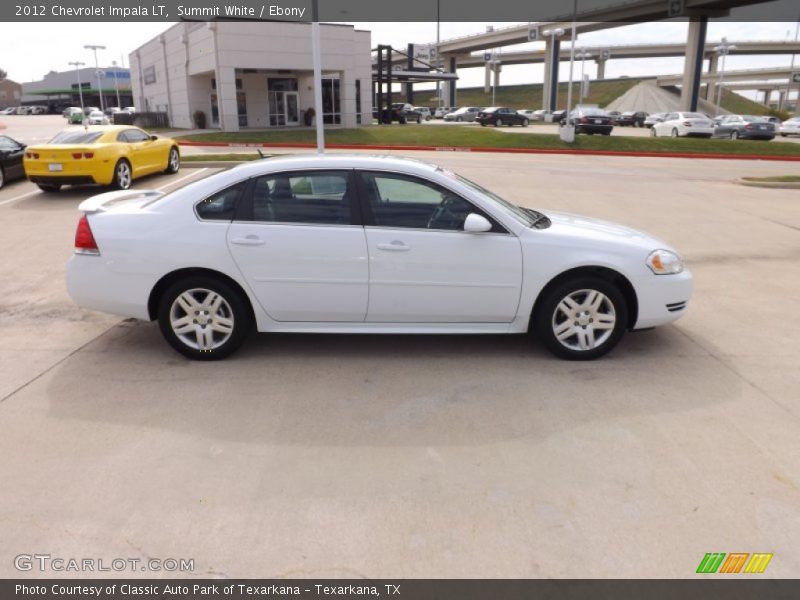 Summit White / Ebony 2012 Chevrolet Impala LT
