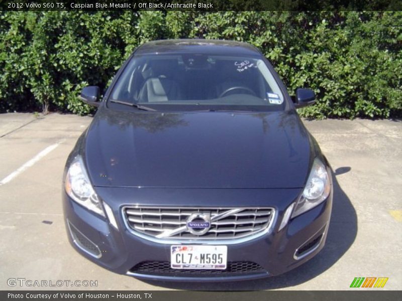 Caspian Blue Metallic / Off Black/Anthracite Black 2012 Volvo S60 T5