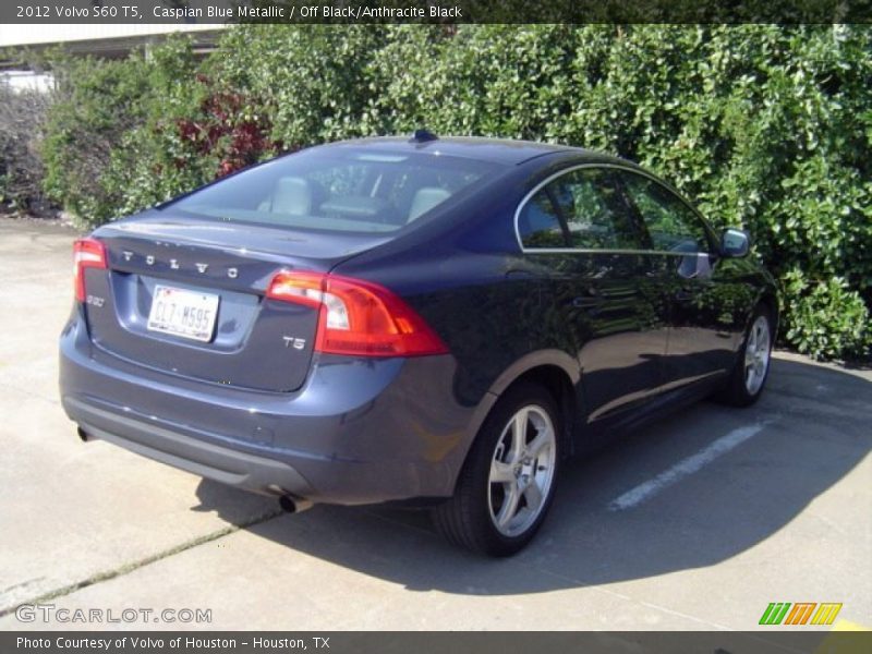 Caspian Blue Metallic / Off Black/Anthracite Black 2012 Volvo S60 T5