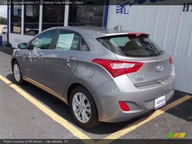 Titanium Gray Metallic / Black 2013 Hyundai Elantra GT