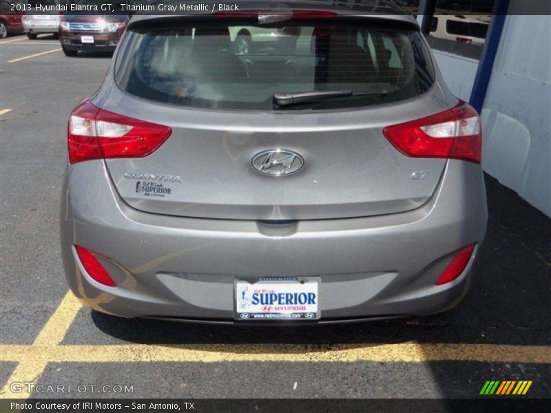 Titanium Gray Metallic / Black 2013 Hyundai Elantra GT