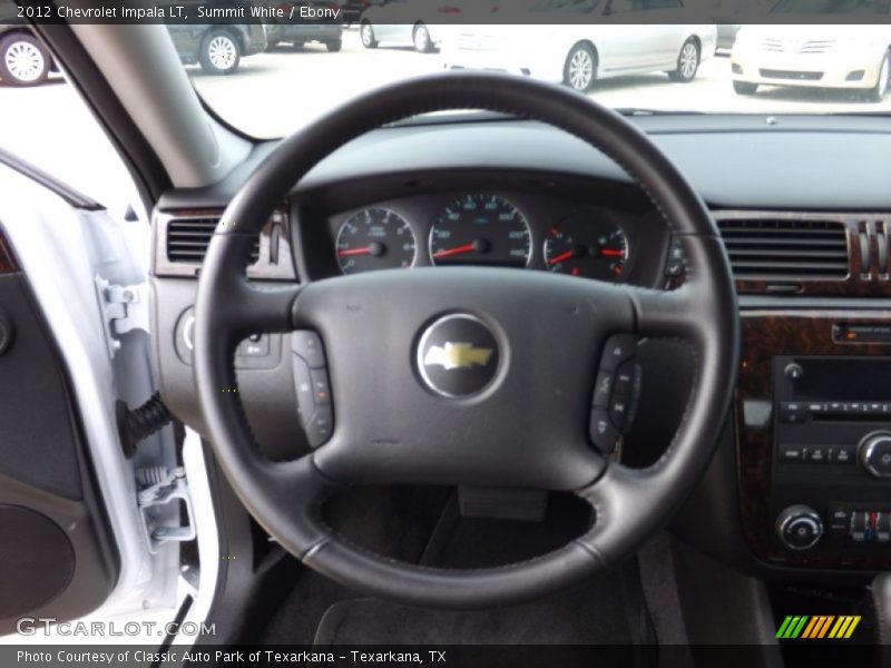 Summit White / Ebony 2012 Chevrolet Impala LT