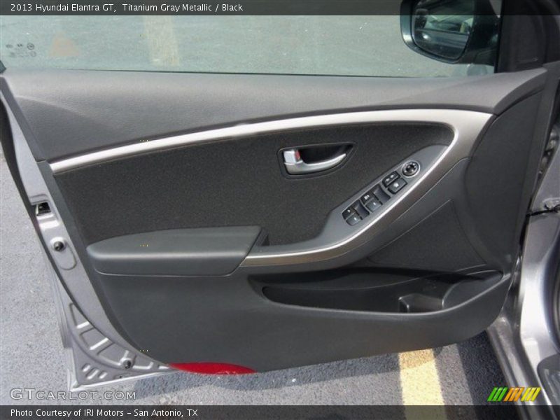 Titanium Gray Metallic / Black 2013 Hyundai Elantra GT