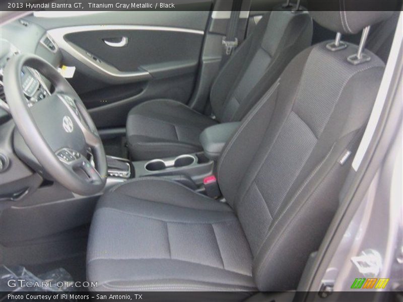 Titanium Gray Metallic / Black 2013 Hyundai Elantra GT