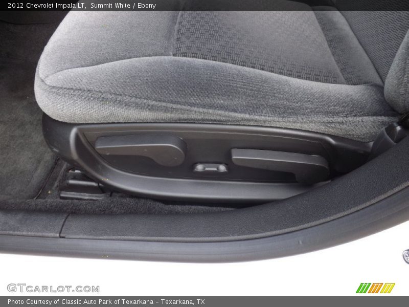 Summit White / Ebony 2012 Chevrolet Impala LT