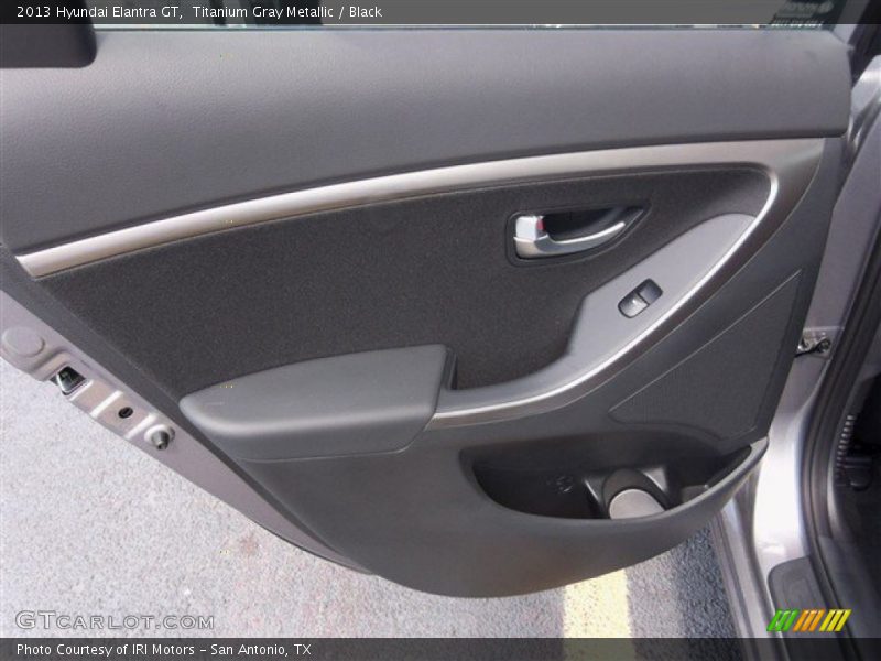 Titanium Gray Metallic / Black 2013 Hyundai Elantra GT