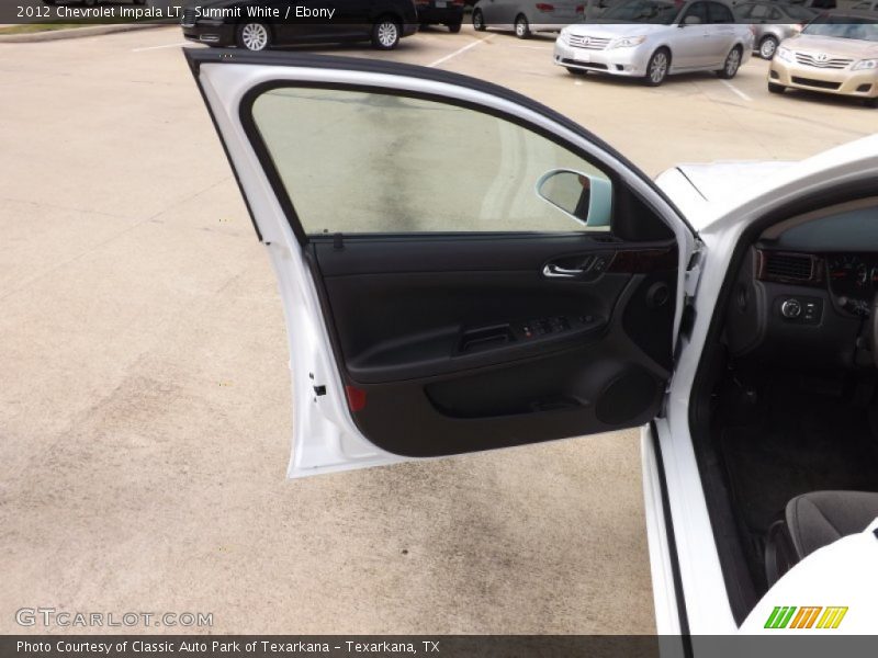 Summit White / Ebony 2012 Chevrolet Impala LT