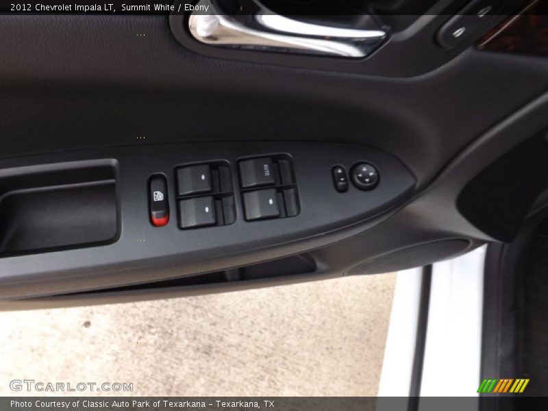 Summit White / Ebony 2012 Chevrolet Impala LT