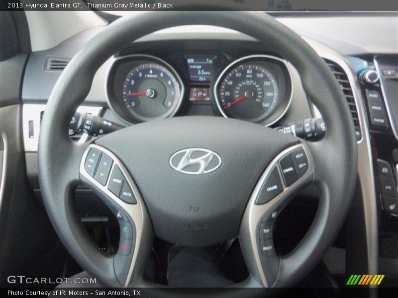 Titanium Gray Metallic / Black 2013 Hyundai Elantra GT