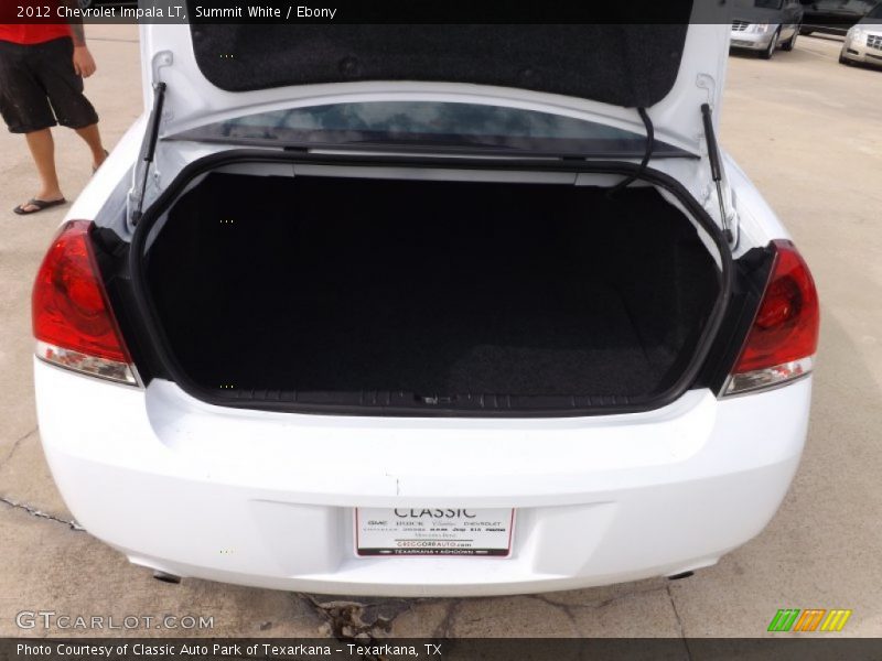 Summit White / Ebony 2012 Chevrolet Impala LT