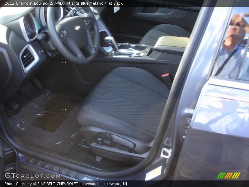 Atlantis Blue Metallic / Jet Black 2013 Chevrolet Equinox LS AWD