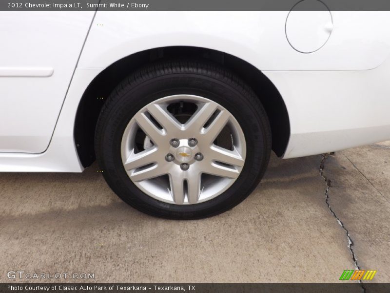 Summit White / Ebony 2012 Chevrolet Impala LT