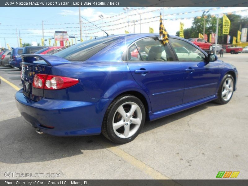 Lapis Blue Metallic / Beige 2004 Mazda MAZDA6 i Sport Sedan