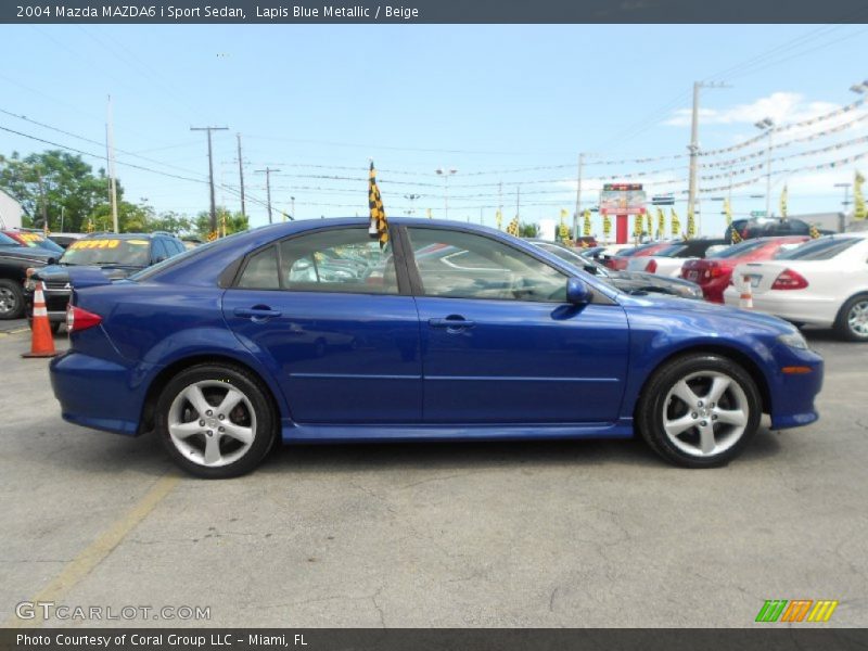 Lapis Blue Metallic / Beige 2004 Mazda MAZDA6 i Sport Sedan